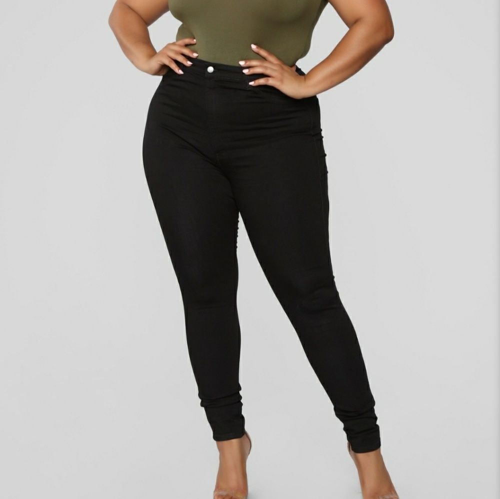 New Plus size Highwaist Skinny Jeans